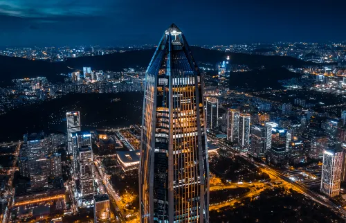 Yi Zhi. High Floor City View Huge-Screen Apartment(Shenzhen North Railway Station, Wanke Yue City) Photos