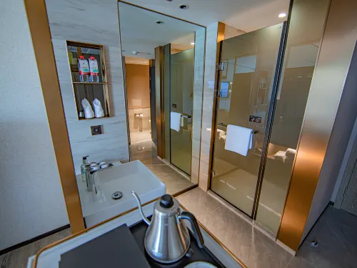 Echarm Plus Hotel (Wuxi Changjiang North Road Taihu Garden Metro Station) Kamar Photos