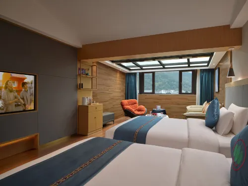 Lanting Elegant Restaurant Hotel (Zhangjiajie National Forest Park Sign Store) الغرف Photos