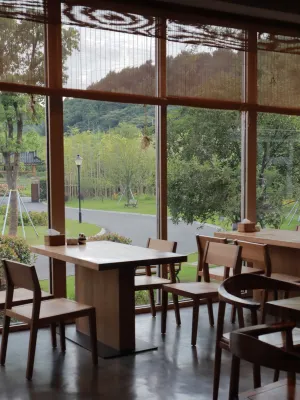 Qiyun·Anji Chashan Yelu Hot Spring Homestay تناول الطعام Photos