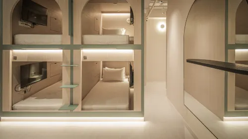 Jyu Capsule Hotel الغرف Photos