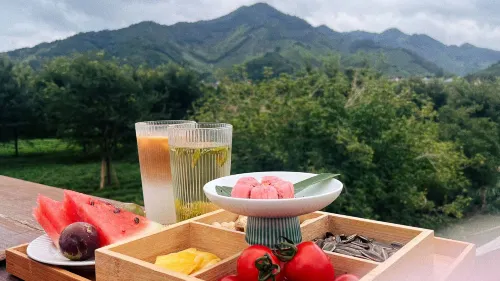 Qiyun·Anji Chashan Yelu Hot Spring Homestay 식사 Photos