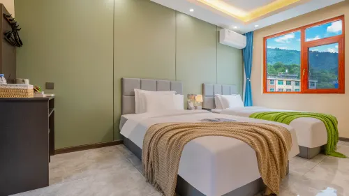 Mengxian Riverside · 270° view of the mountain view of Tangquan Resort and Accommodation Номера Photos