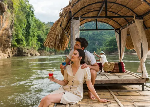 The Float House River Kwai Freizeit und Erholung Photos