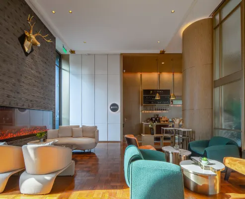 Echarm Plus Hotel (Wuxi Changjiang North Road Taihu Garden Metro Station) Area Publik Photos