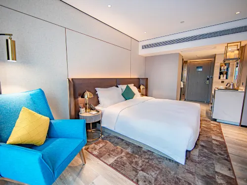Echarm Plus Hotel (Wuxi Changjiang North Road Taihu Garden Metro Station) Kamar Photos