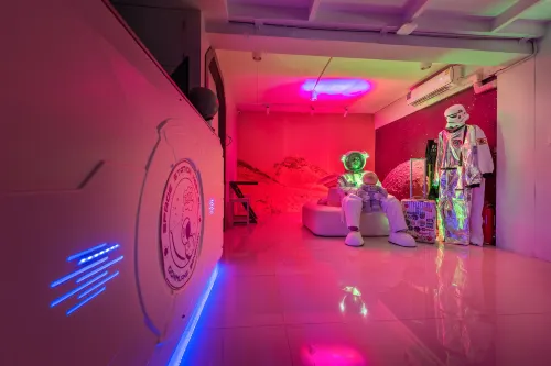 Space Station Hostel Khu vực công cộng Photos