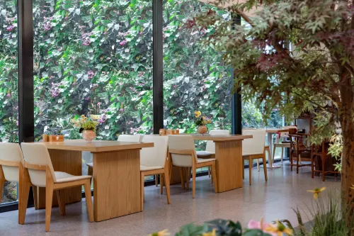 Quanshe Yunqi: Vista 270° Luxury Garden Designer Hotel (Zhuhai Jinwan Airport Branch) Ristorazione Photos