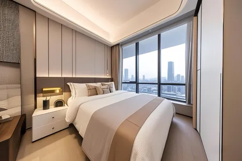 Yi Zhi. High Floor City View Huge-Screen Apartment(Shenzhen North Railway Station, Wanke Yue City) Kamar Photos