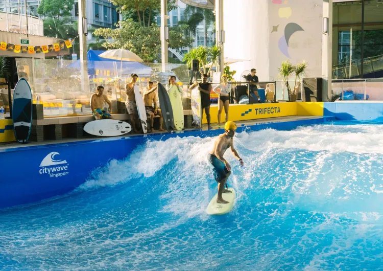 TRIFECTA Singapore: Surf, Snow & Skate in Orchard Road | Trip.com