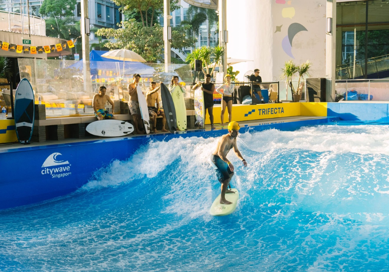 TRIFECTA Singapore: Surf, Snow & Skate in Orchard Road | Trip.com