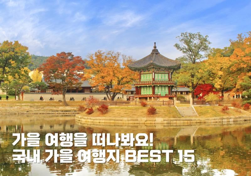가을 여행을 떠나봐요! 국내 가을 여행지 추천 BEST 15✨