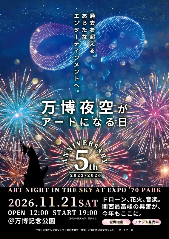 万博記念公園花火