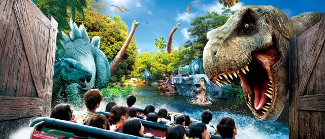 侏羅紀公園‧乘船遊~在黑暗中~