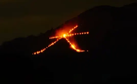 京都・五山送り火のイメージ