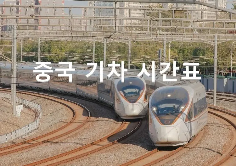 중국 기차 시간표 : 인기 노선과 예약 정보 최식 소식!