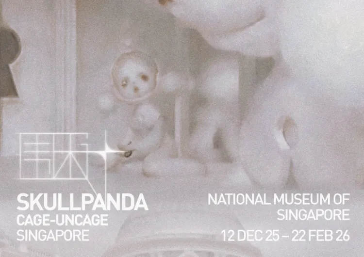 POP MART SKULLPANDA CAGE-UNCAGE Singapore at the National Museum of Singapore