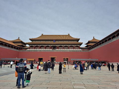 The Meridian Gate of the Forbidden City, 3 km from Beijing Railway Station