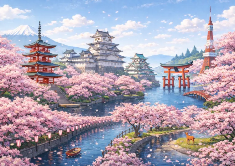 【桜開花予想2026】今年の桜はいつ？桜前線・見頃時期・全国人気桜名所まとめ