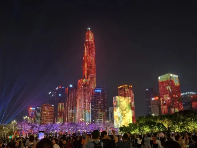 深圳市民中心燈光秀