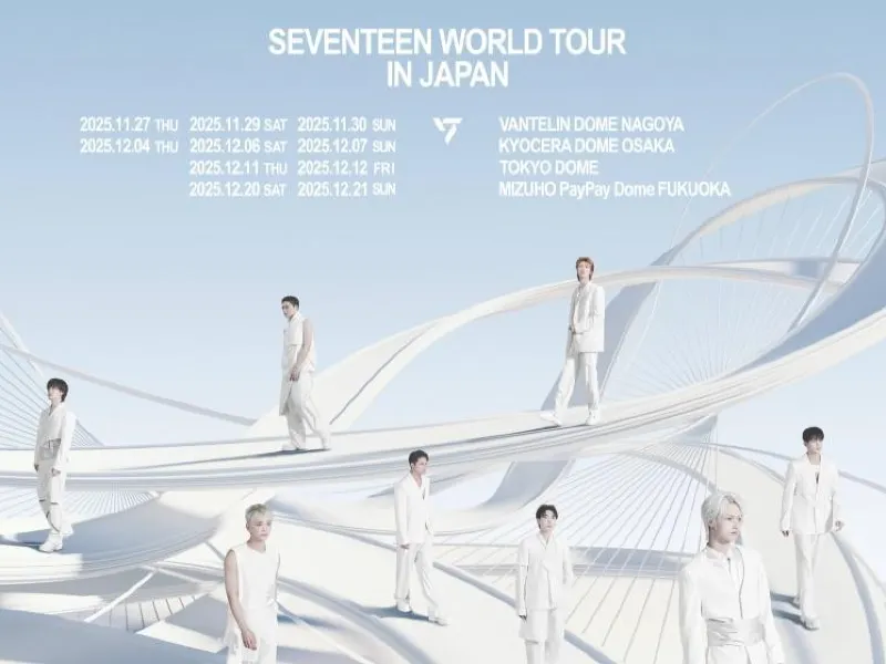 SEVENTEENライブ2025】11月27〜30日愛知バンテリンドームで開催！日程
