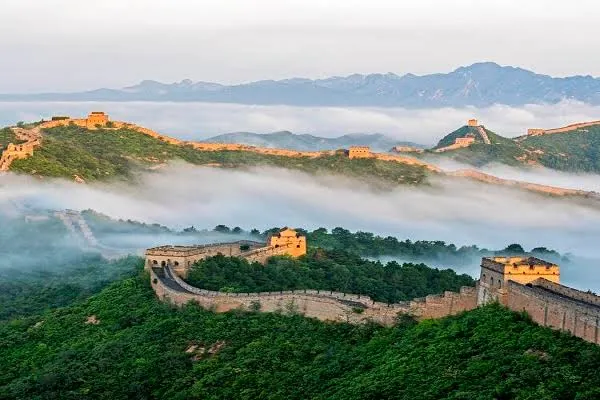 the Great Wall in China