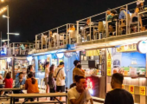 2026 타이베이 추천 여행지 | 다다오청 부두 컨테이너 마켓 야시장 노을맛집 일몰명소 야장 맛집 추천!