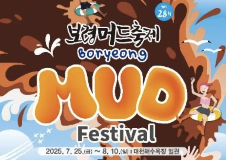 보령머드축제 2025 일정 및 프로그램 총정리