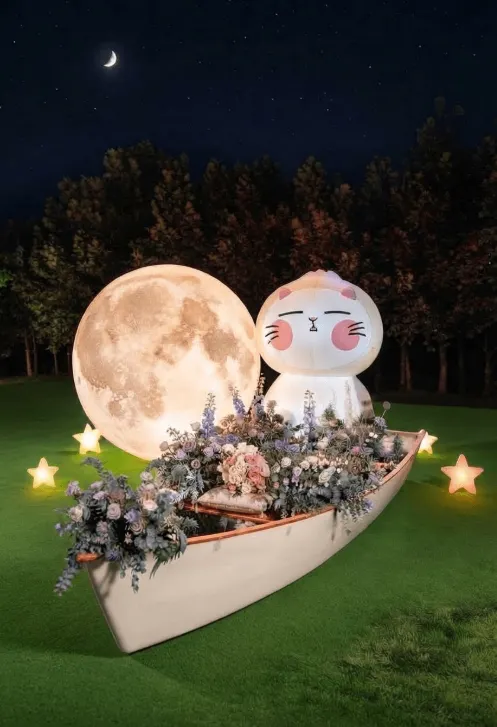 大埔Lake House巨型粉紅月亮