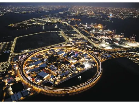 万博2025】大屋根リングライトアップの開催時間、見どころ、アクセス