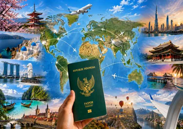 Indonesia Visa-Free Countries: Complete List of Destinations for Indonesian Passport Holders in 2026