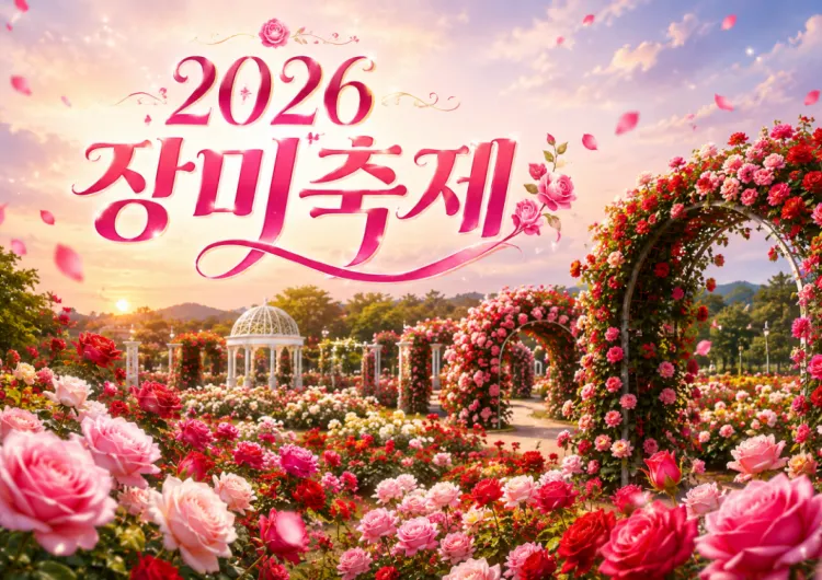 【2026 장미축제 총정리】전국 장미 축제 일정·입장료·특징 한눈에 보기!