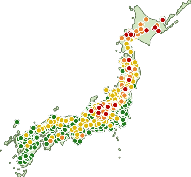 日本紅葉時間10月預測
