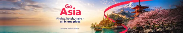 Go Asia: Flights, Hotels & Trains All in One Place
