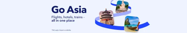 Go Asia: Flights, Hotels & Trains All in One Place