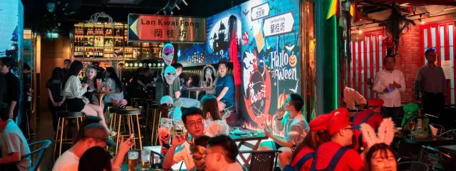 香港蘭桂坊萬聖節