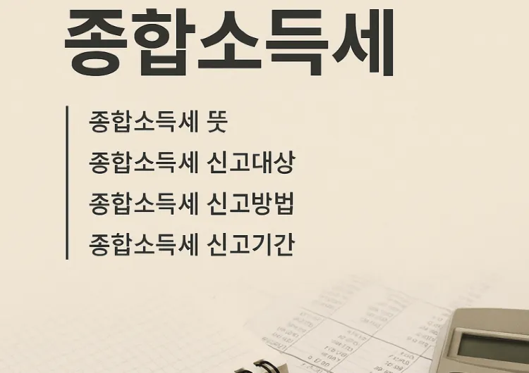 종합소득세 신고방법&신고대상&신고기간,모르고 안내면 이렇게 됩니다.