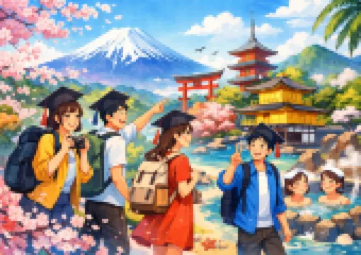 【卒業旅行】国内旅行・沖縄・ディズニー・温泉を徹底解説!行き先別モデルプラン付き