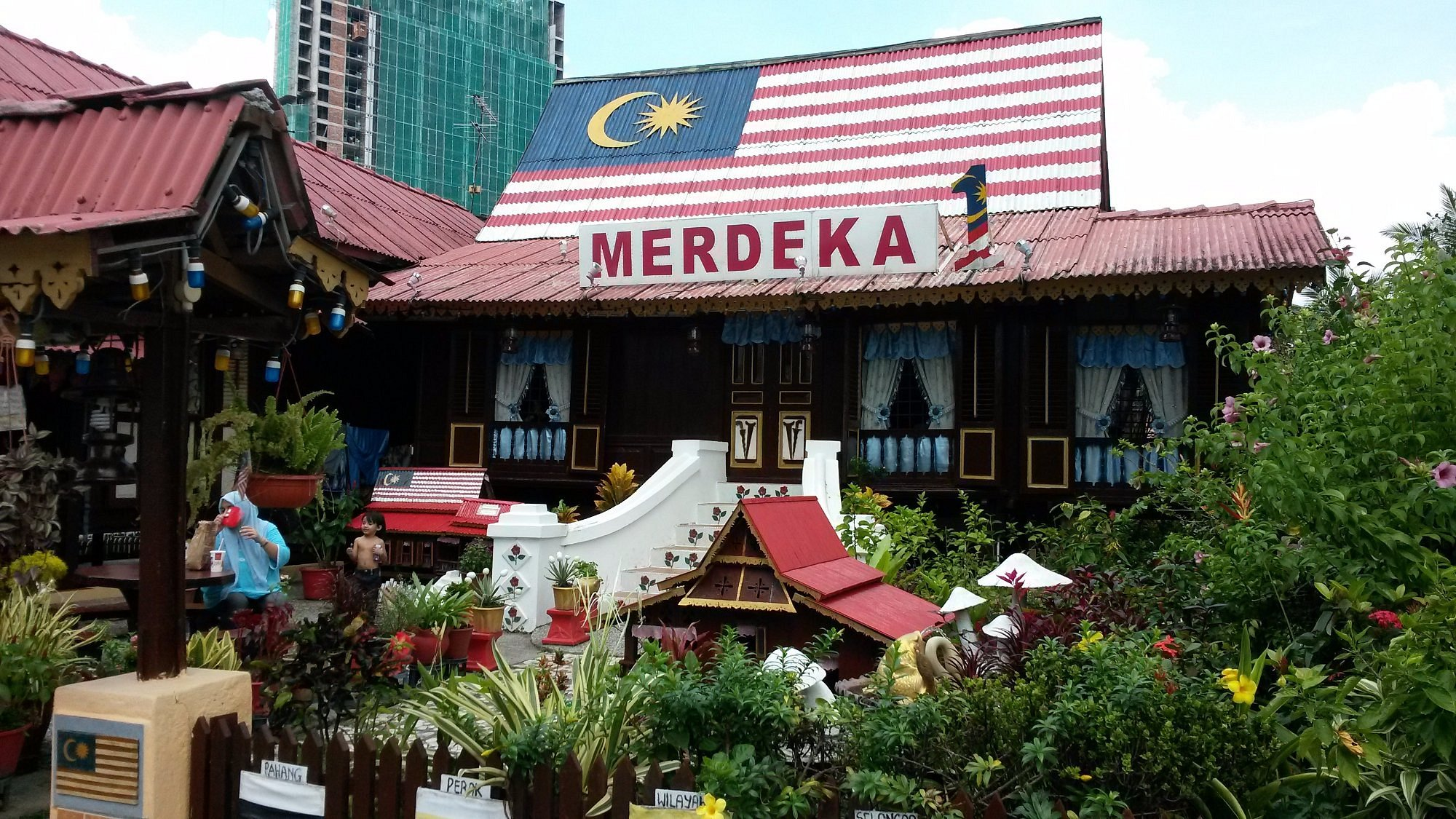A small mini Malaysia village in Melaka