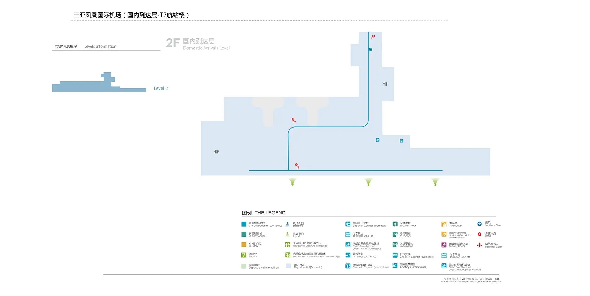 三亞機場平面圖