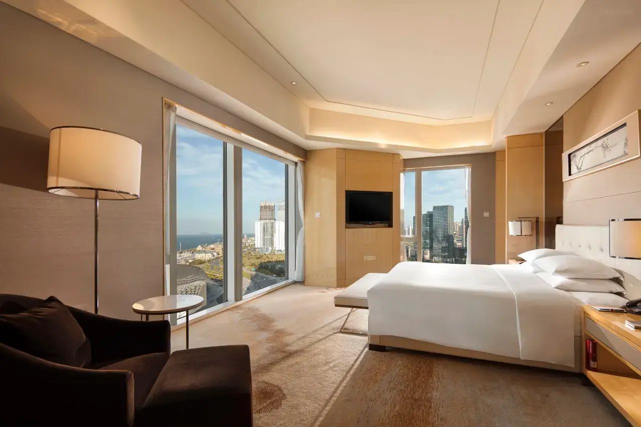 ห้องพักของโรงแรม Hilton Dalian