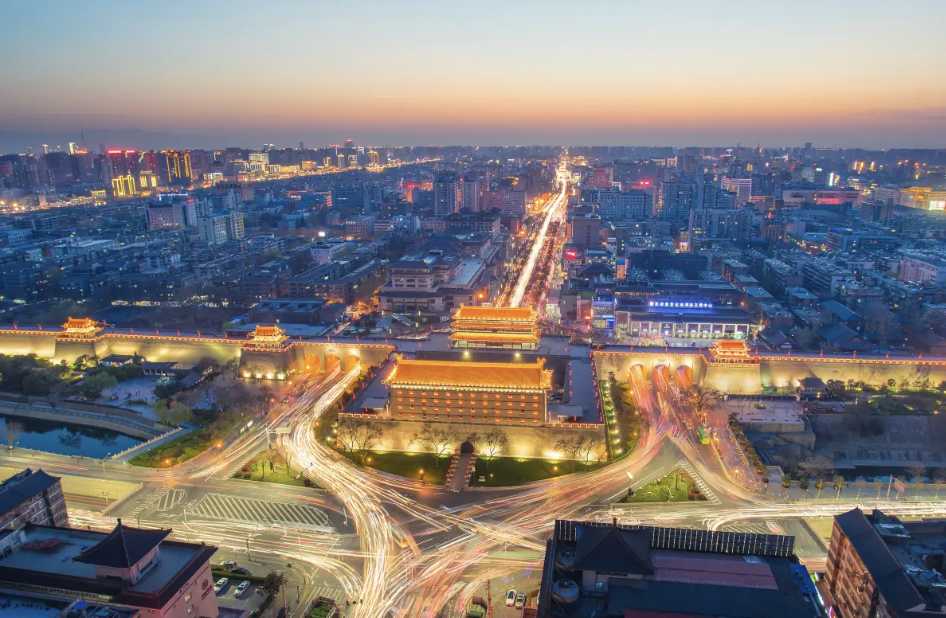 중국 유명 관광지 야경