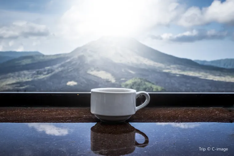 scene from mount batur