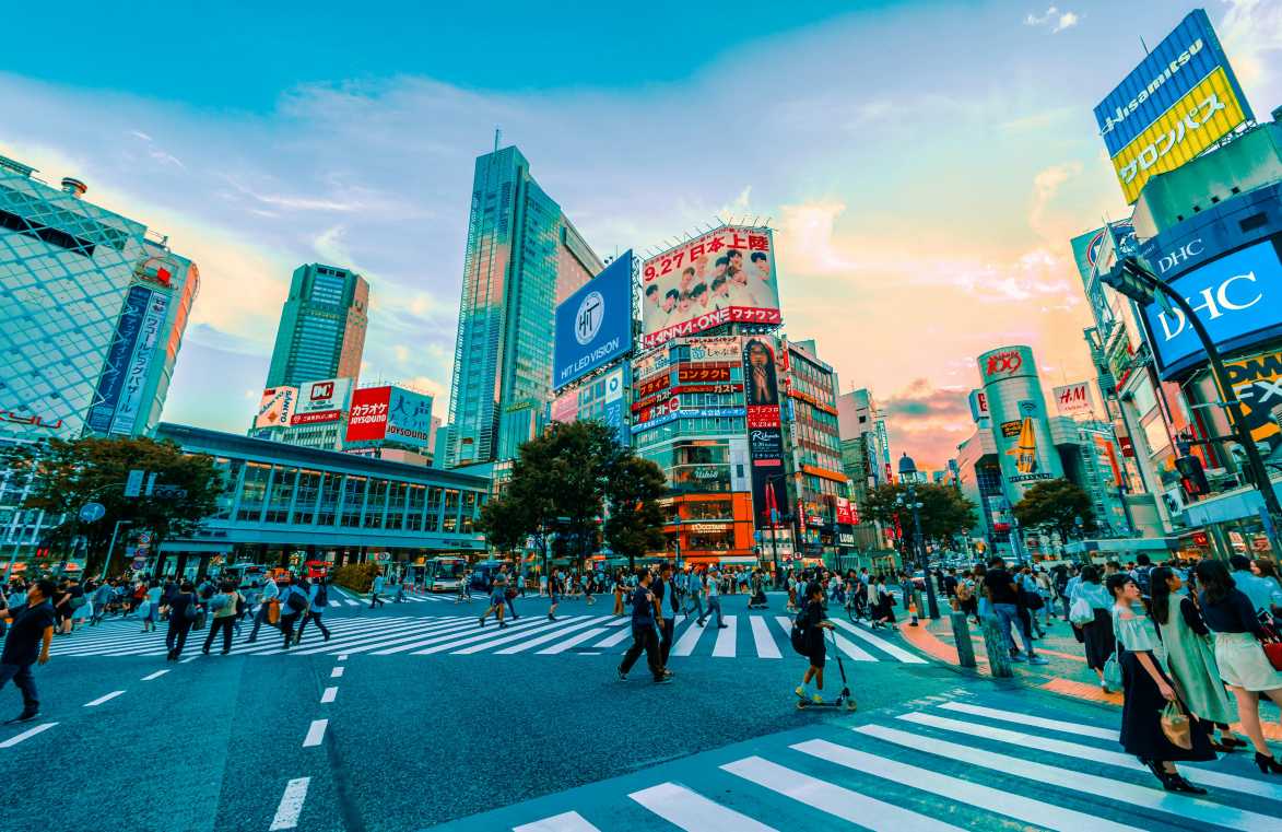 จากตลาดปลา Tsukiji ไป Shibuya
