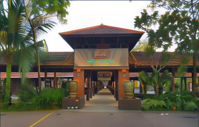 entrance of Kranji Sanctuary Resort