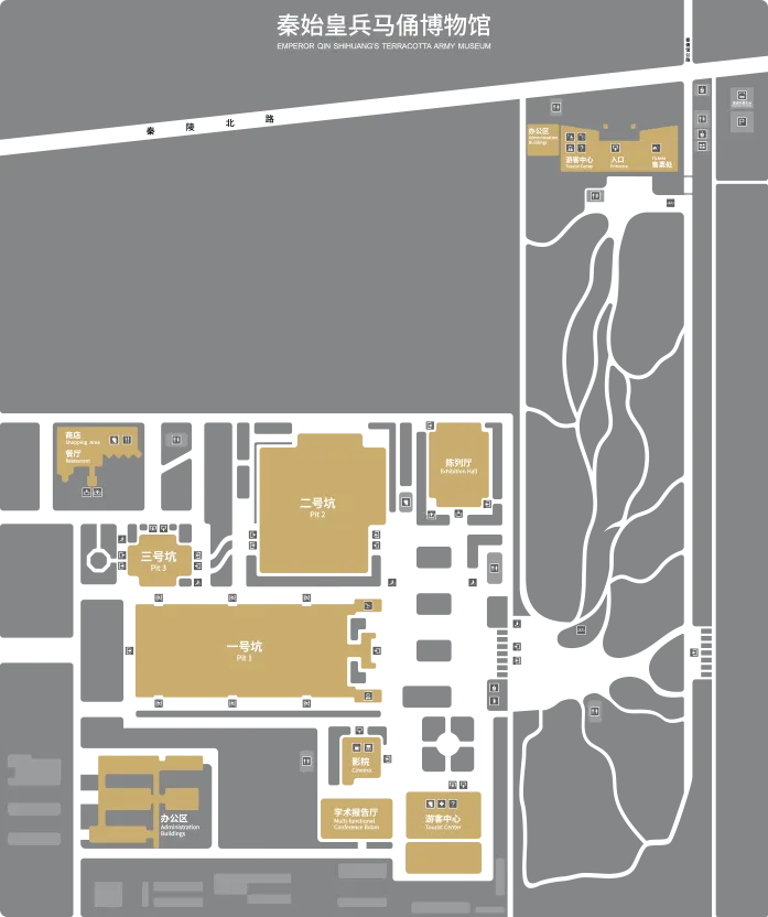 Terracotta Warriors Area Map