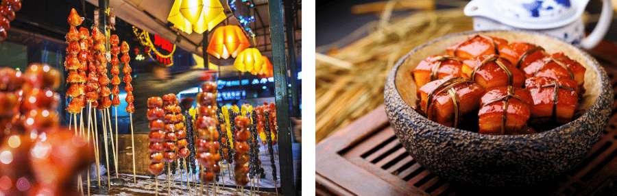 Tanghulu et porc Dongpo, des incontournables de la cuisine traditionnelle de Hangzhou