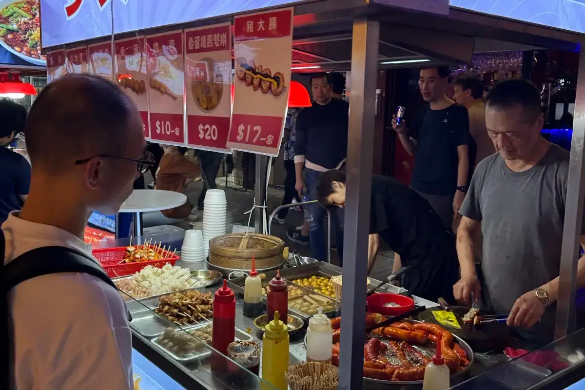 Stall at Temple Street Night Market 