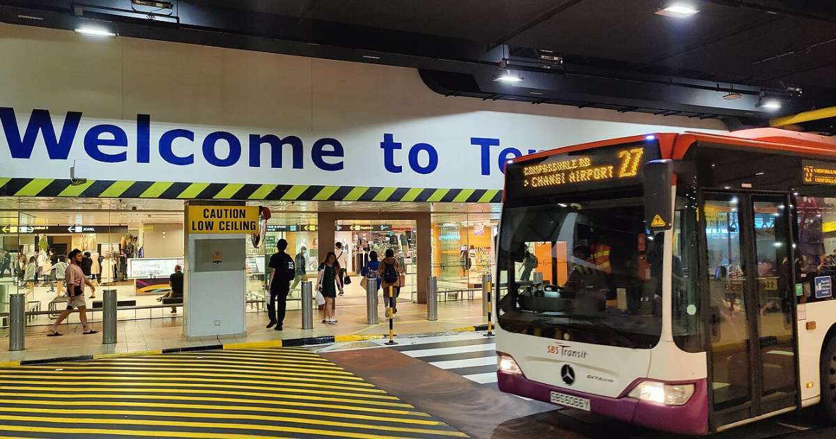 Estación de autobuses en Changi