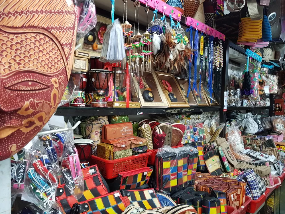 A store selling souvenirs